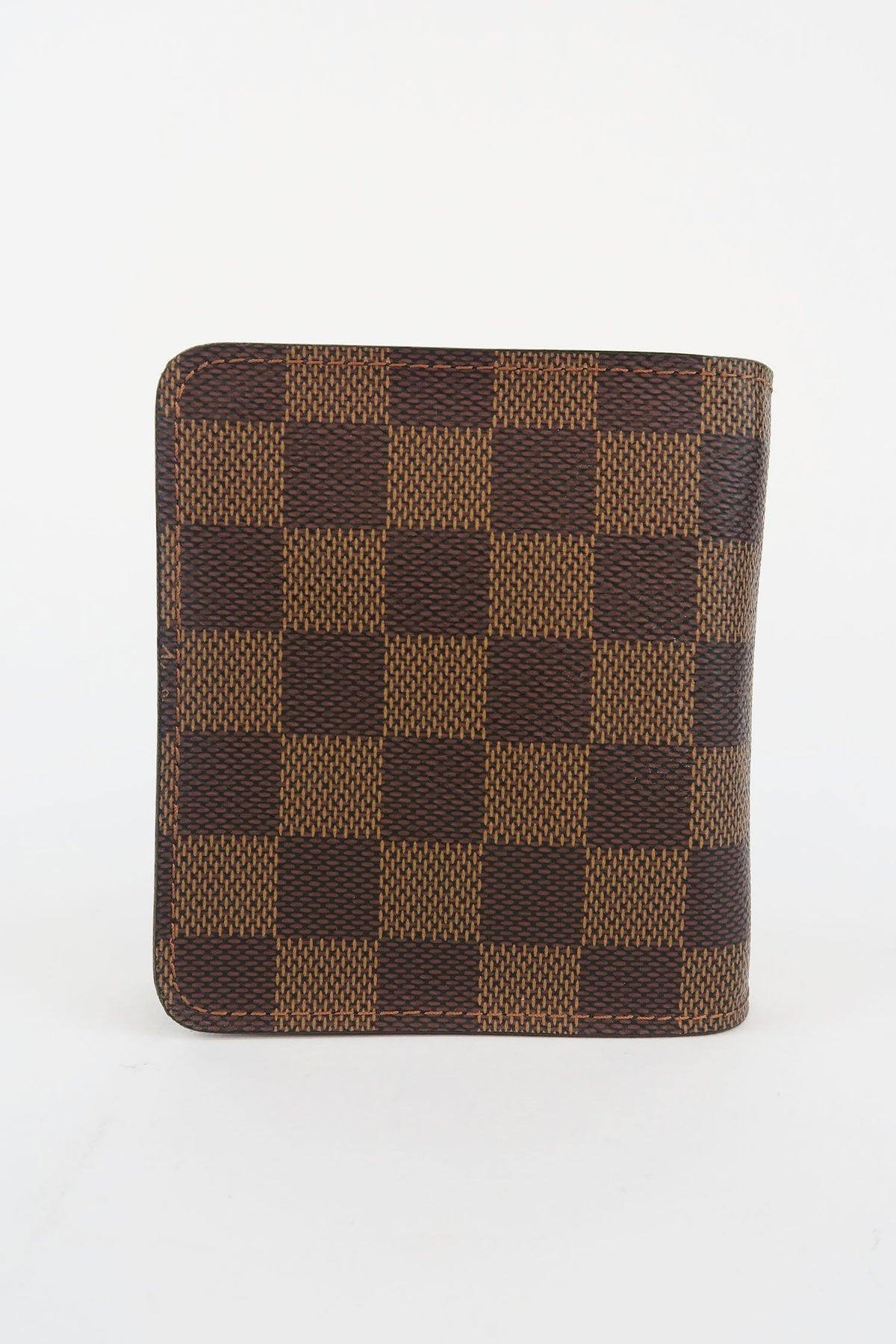 Louis Vuitton Damier Ebene Pattern Compact Wallet