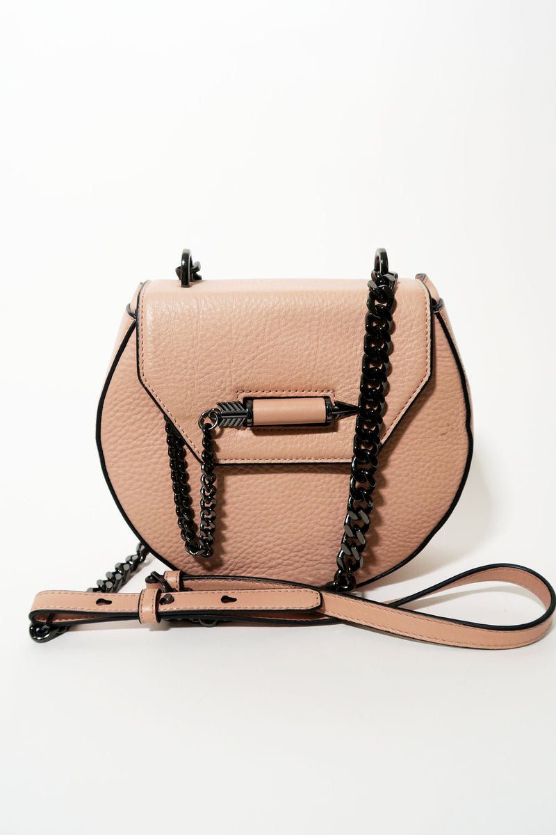Mackage Wilma Round Leather Saddle Bag