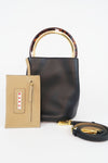 Marni Small Pannier Leather Bucket Bag