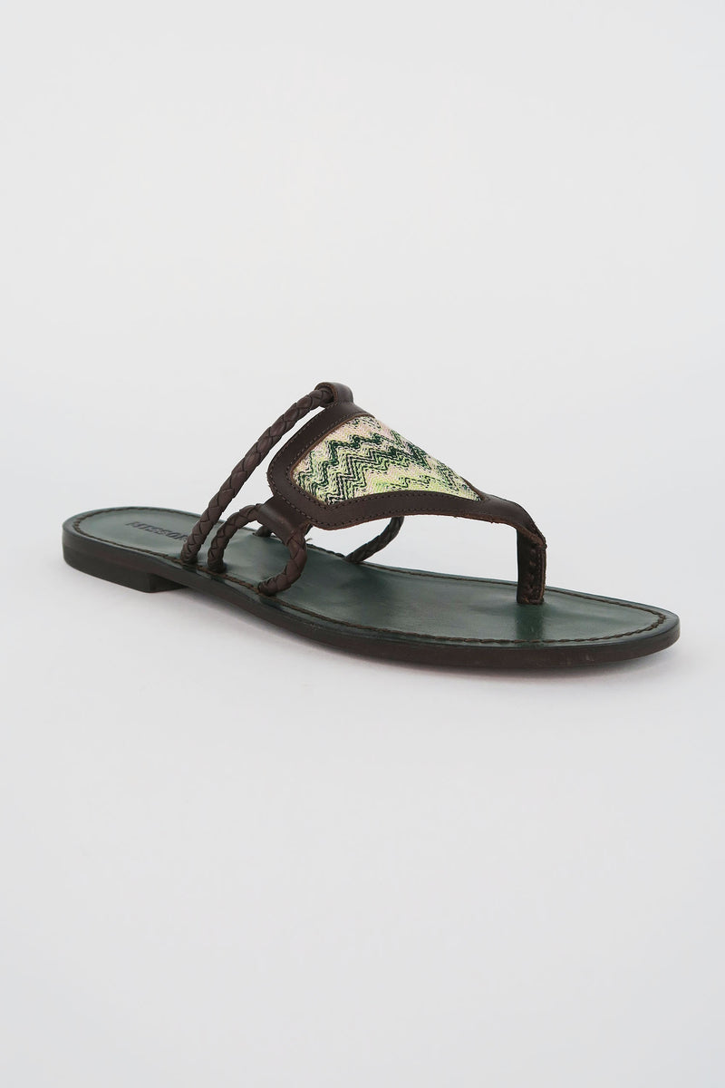 Missoni Leather Sandals sz 37