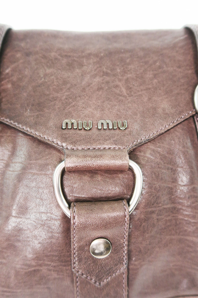 Miu Miu Leather Shoulder Bag