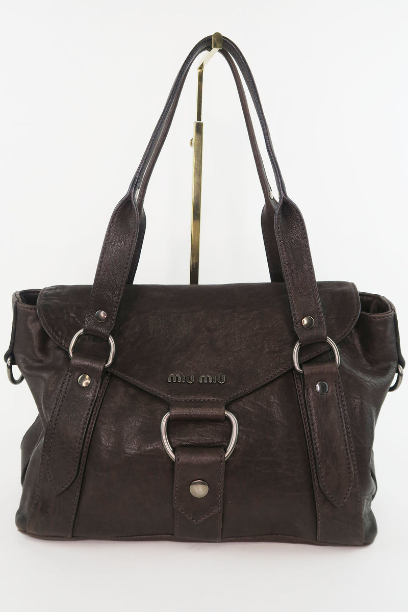 Miu Miu Leather Shoulder Bag