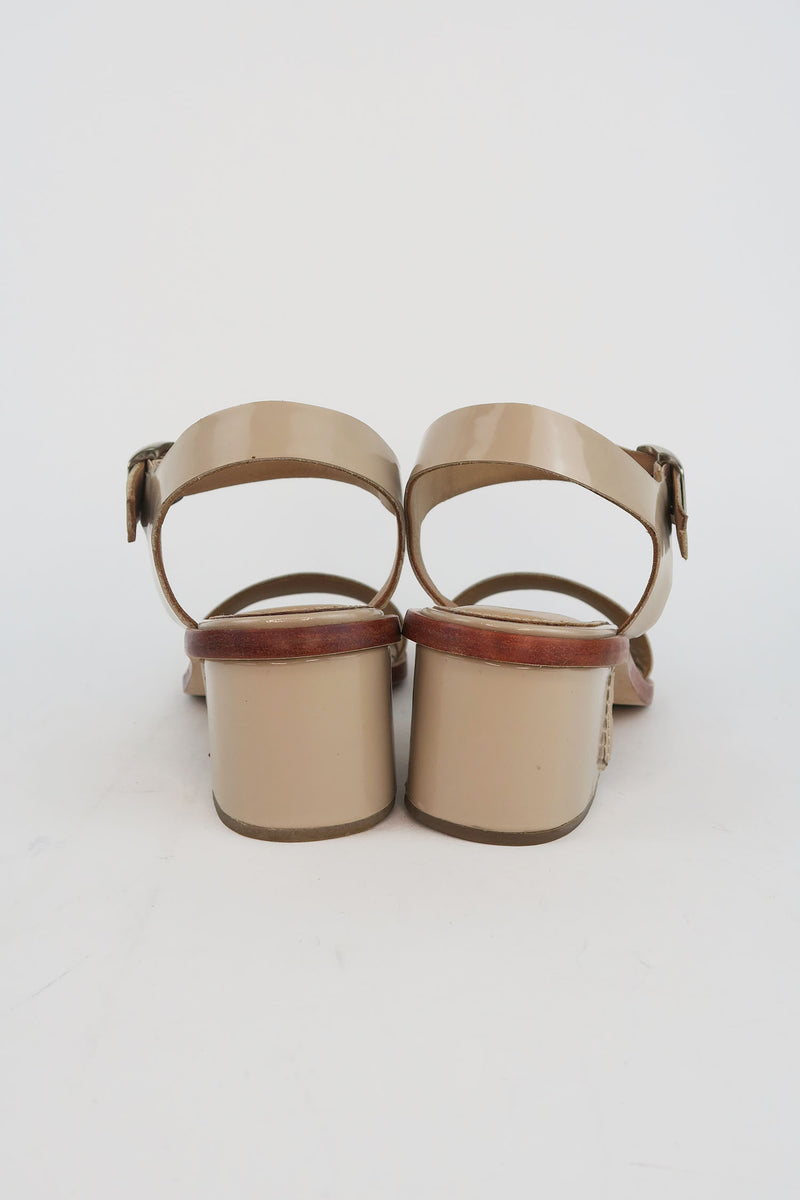 No. 6 Store Patent Leather Sandals sz 6