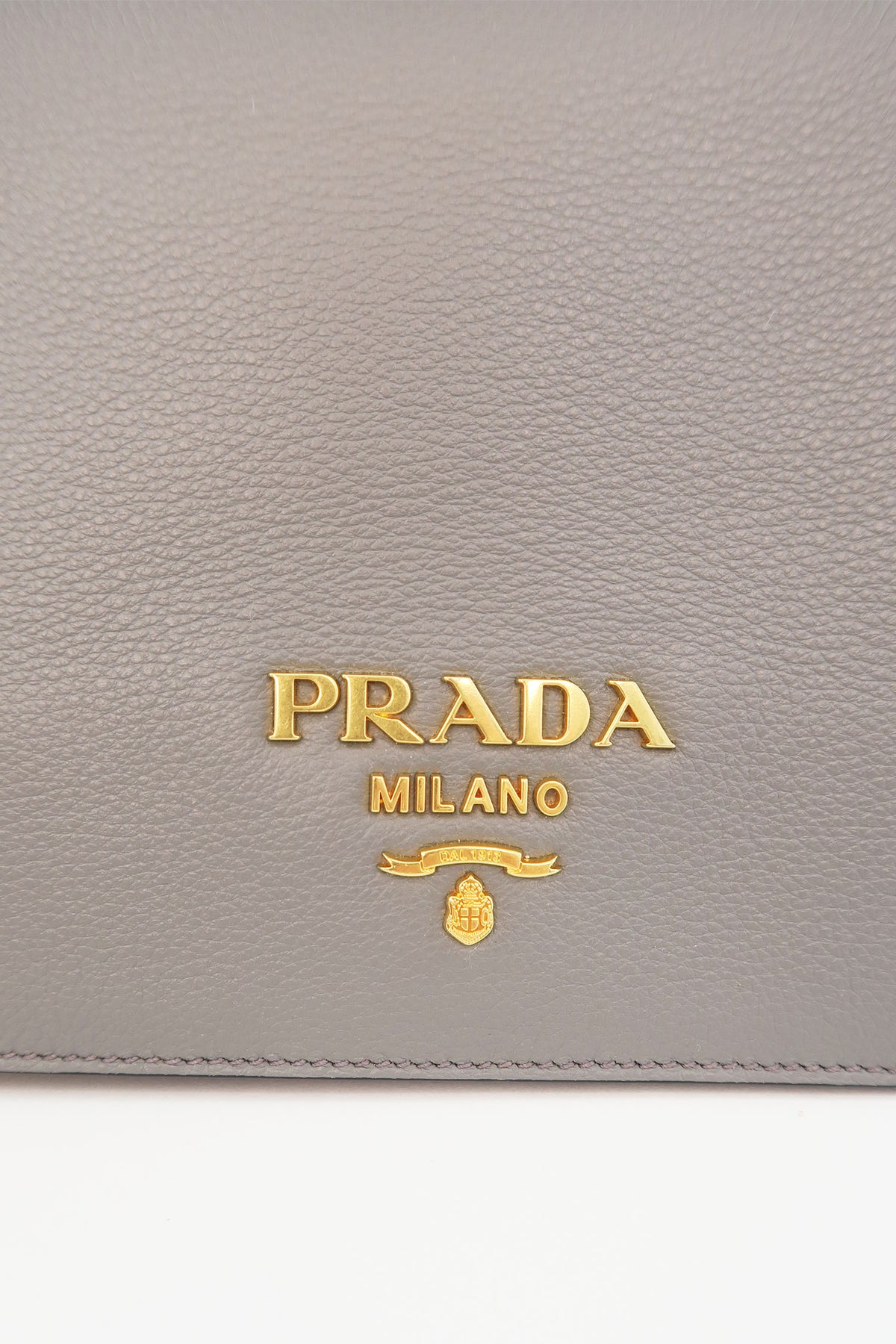 Prada Pebbled Leather Crossbody Bag