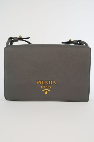 Prada Pebbled Leather Crossbody Bag - Designer Handbags at The Find Luxury Resale - Vancouver, Canada