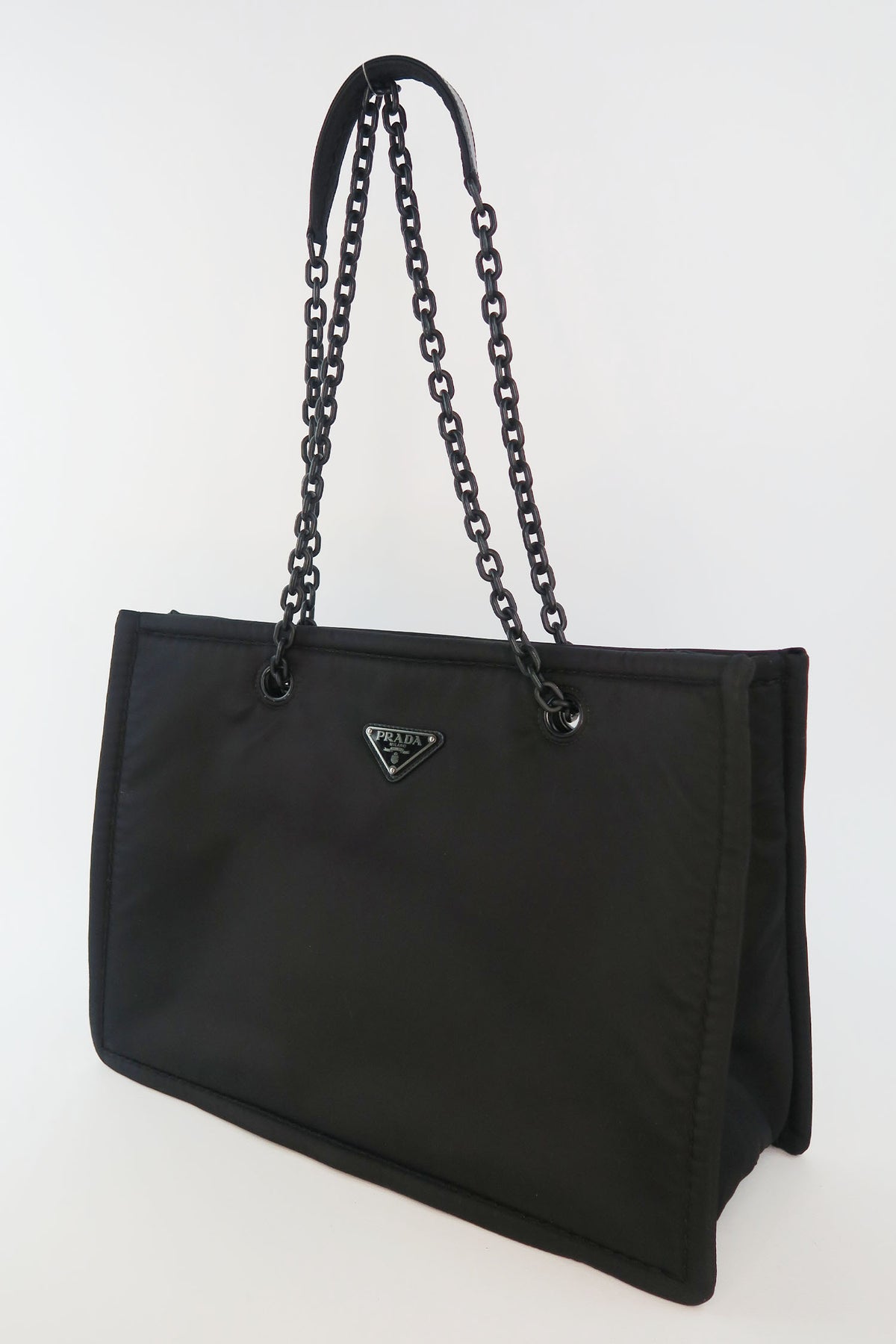 Prada Black Nylon Tote