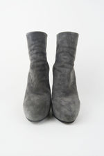 Prada Grey Suede Ankle Boots sz 35