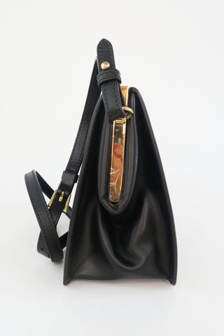 Prada Saffiano Light Frame Bag - Designer Handbags at The Find Luxury Resale - Vancouver, Canada