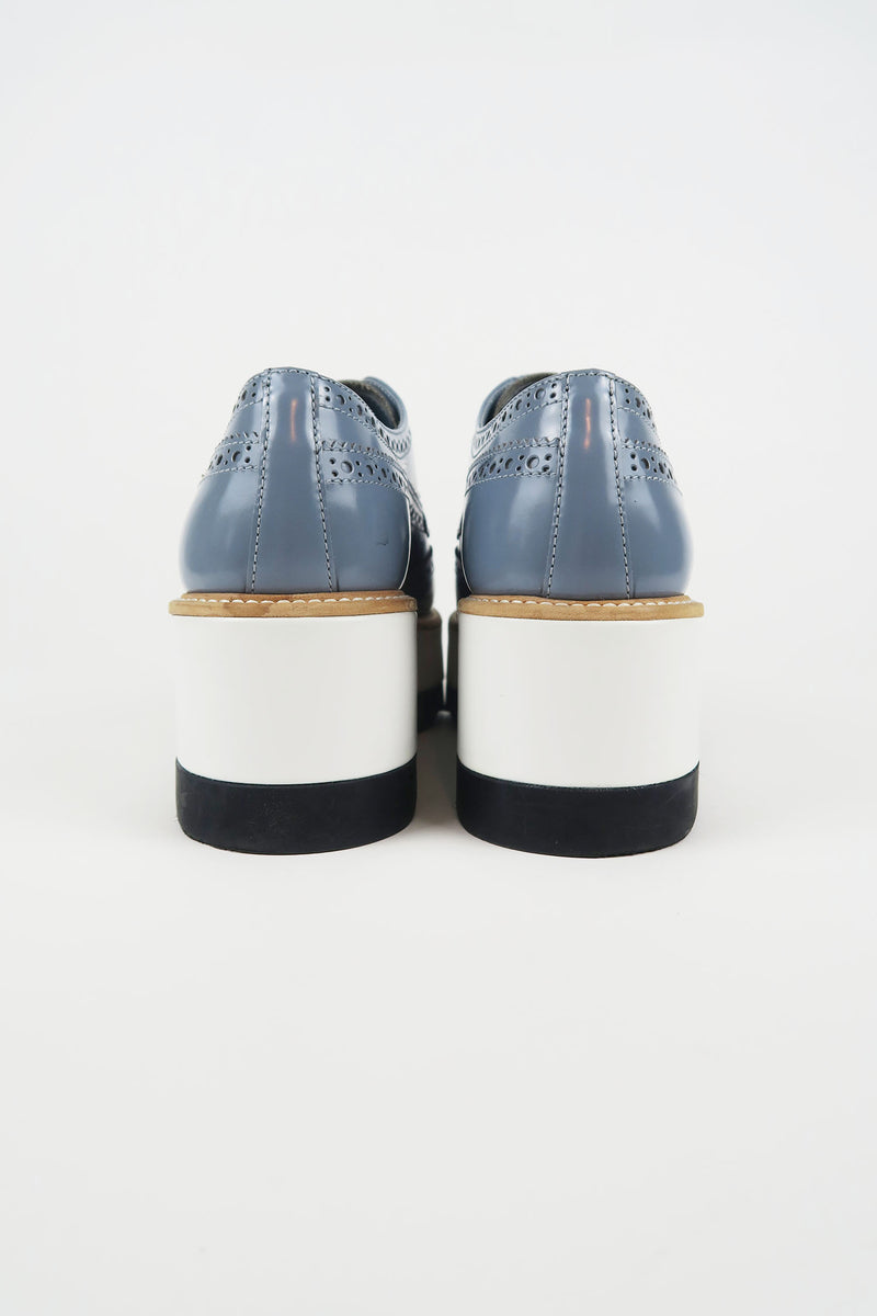 Prada Platform Oxfords Sz 34.5