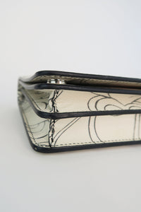 Prada Glace Calf Rabbit Wallet On Chain