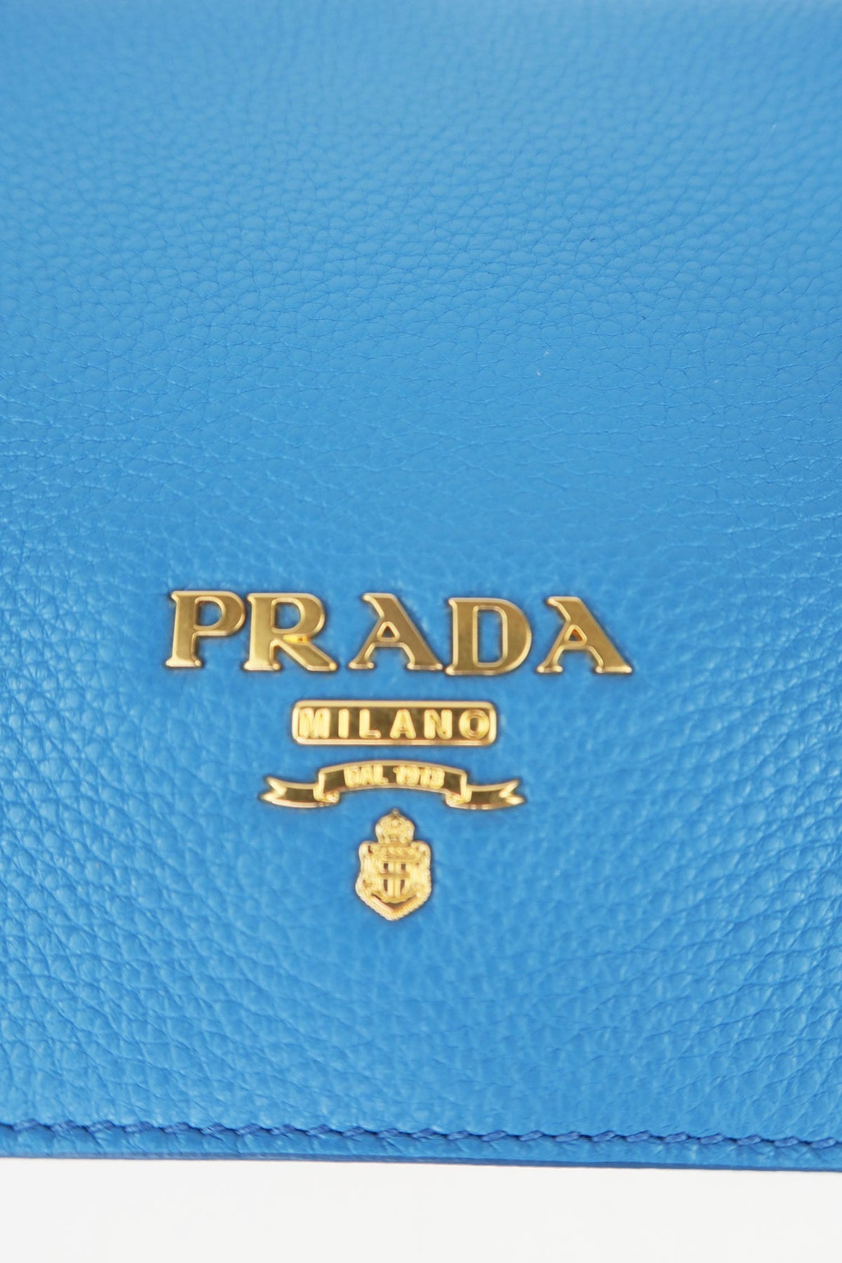 Prada Pebbled Leather Crossbody Bag