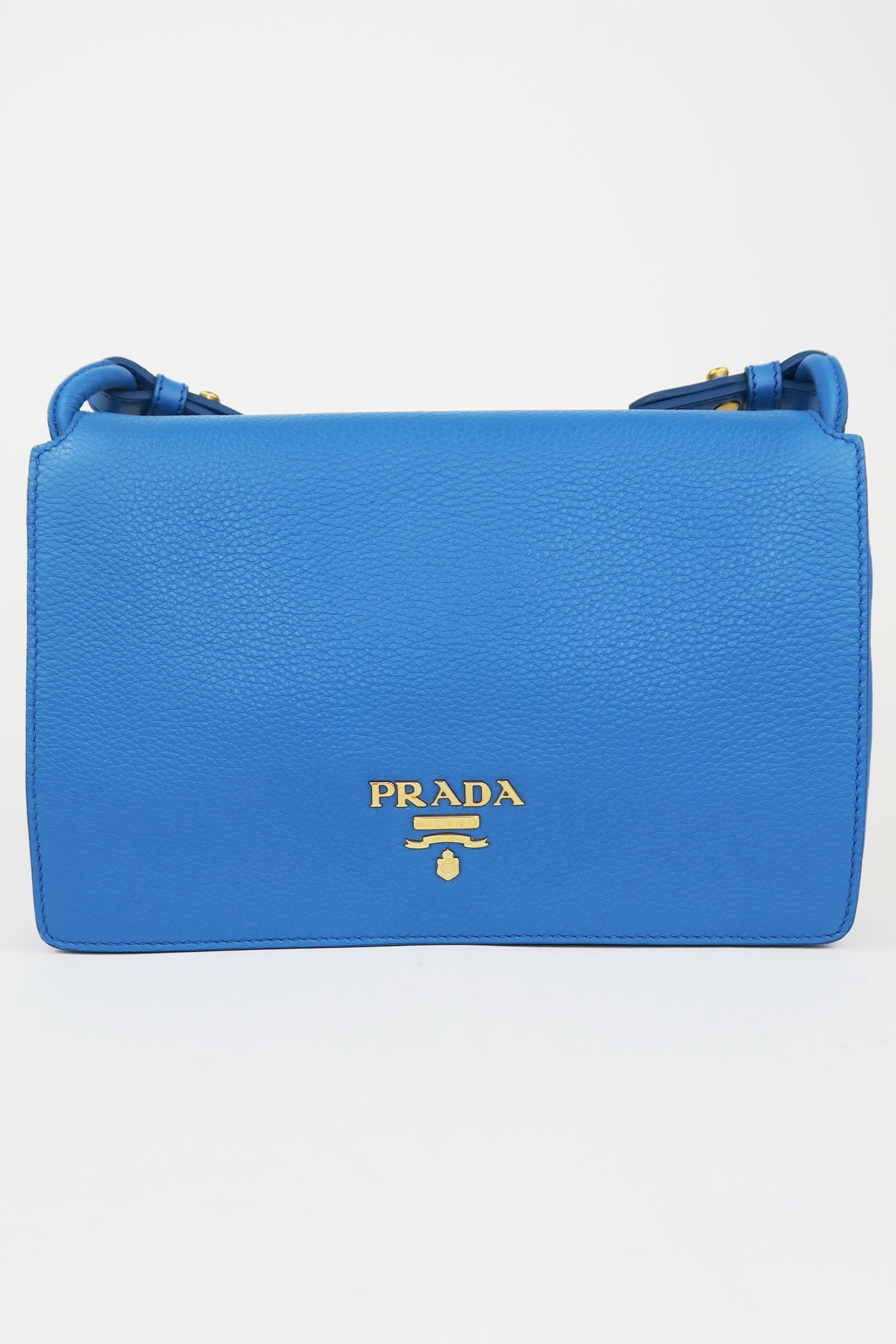 Prada pebbled leather crossbody bag on sale