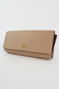 Prada Saffiano Leather Clutch & Chain