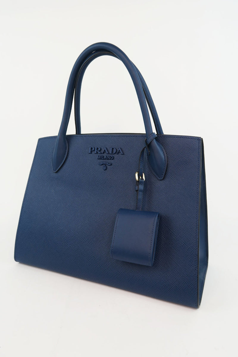 Prada Medium Saffiano Monochrome Tote