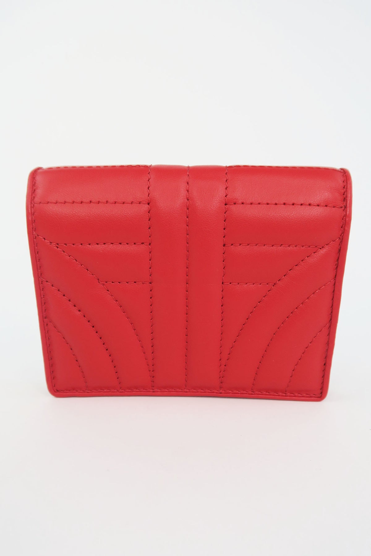 Prada Soft Calf Leather Compact Wallet