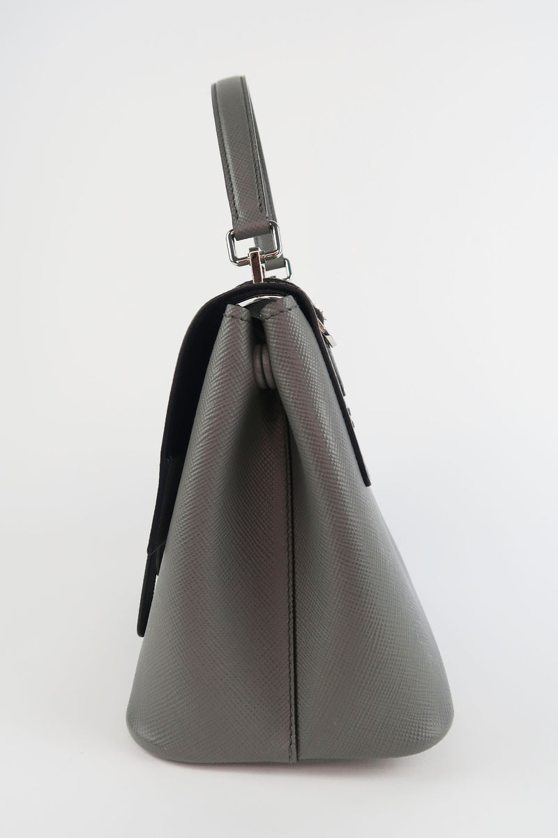 Prada Saffiano Cuir Flap Handle Bag