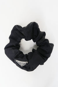 Prada Black Nylon Scrunchie