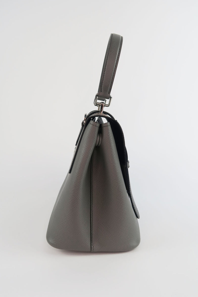 Prada Saffiano Cuir Flap Handle Bag