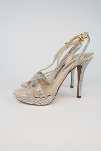 Prada Crystal Platform Sandals sz 37