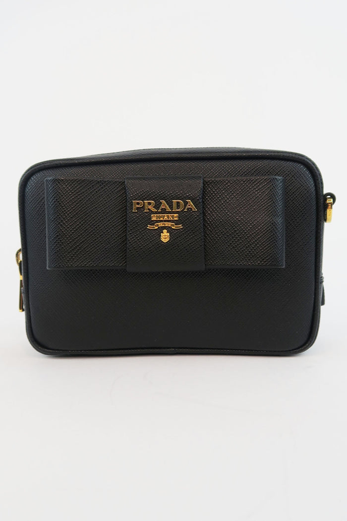 Prada Saffiano Fiocco Camera Bag