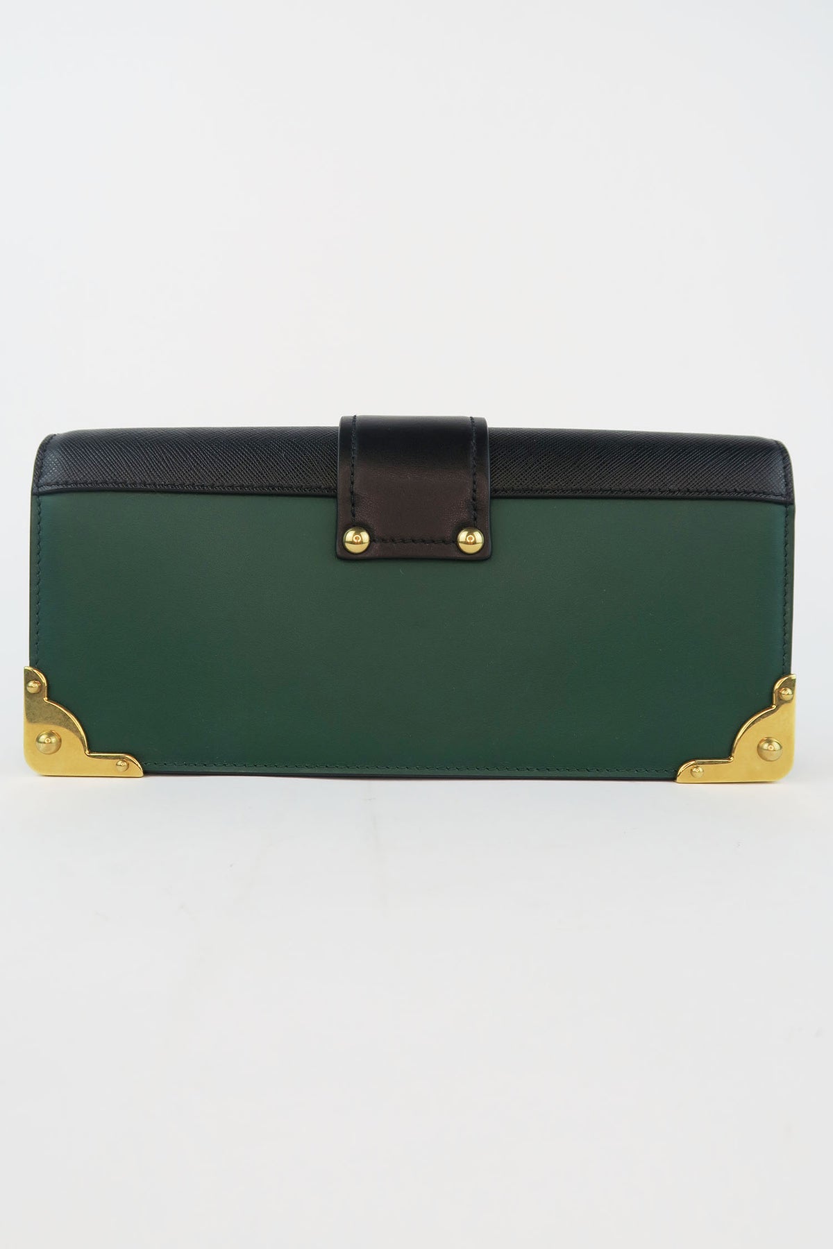 Prada Cahier Long Clutch With Chain