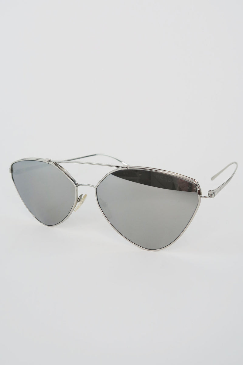 Prada Aviator Mirrored Sunglasses