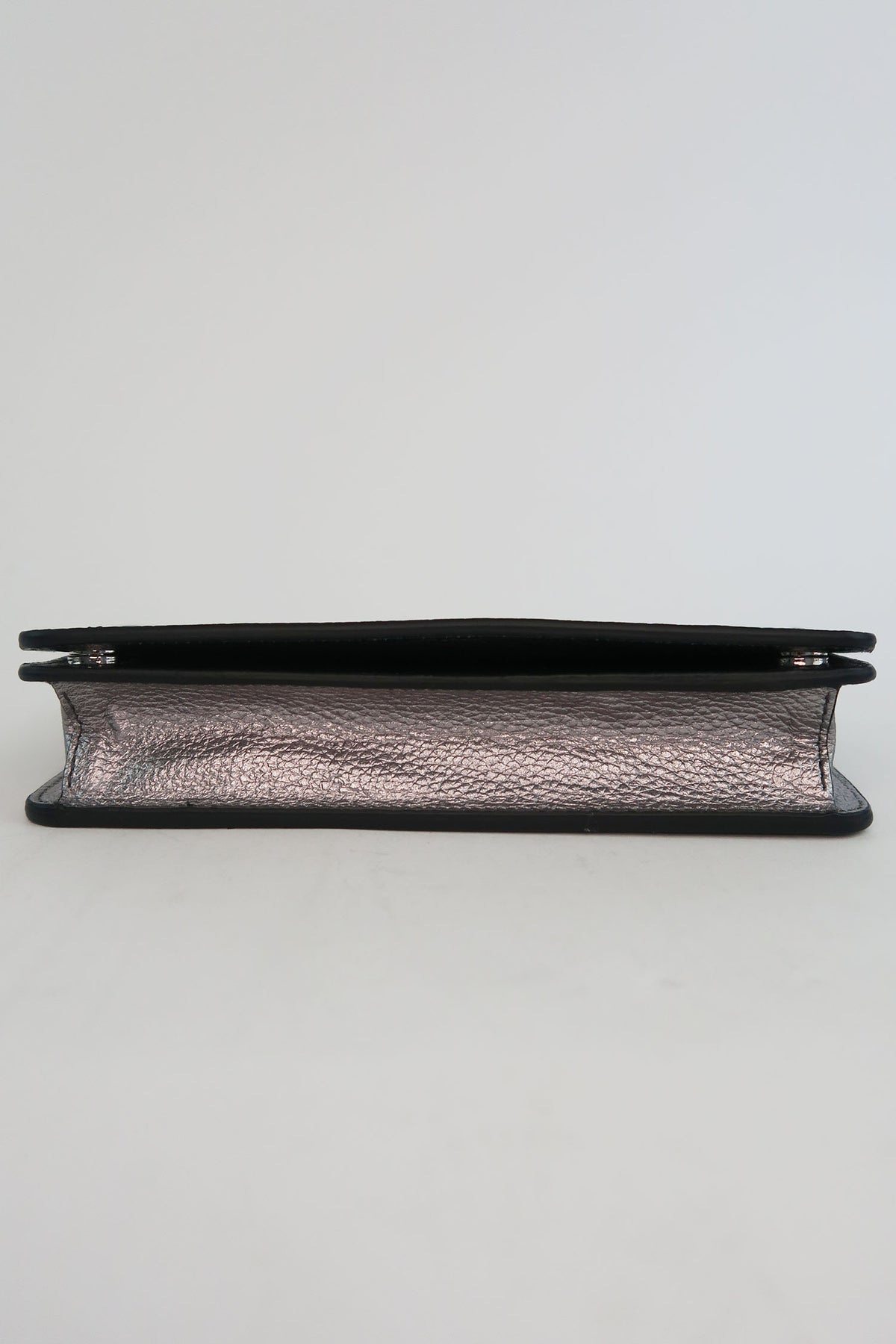 Prada Metallic Clutch w/ Chain