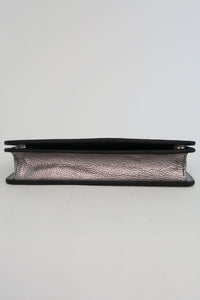 Prada Metallic Clutch w/ Chain