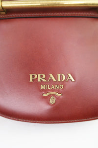 Prada Mini City Calf Saddle Bag