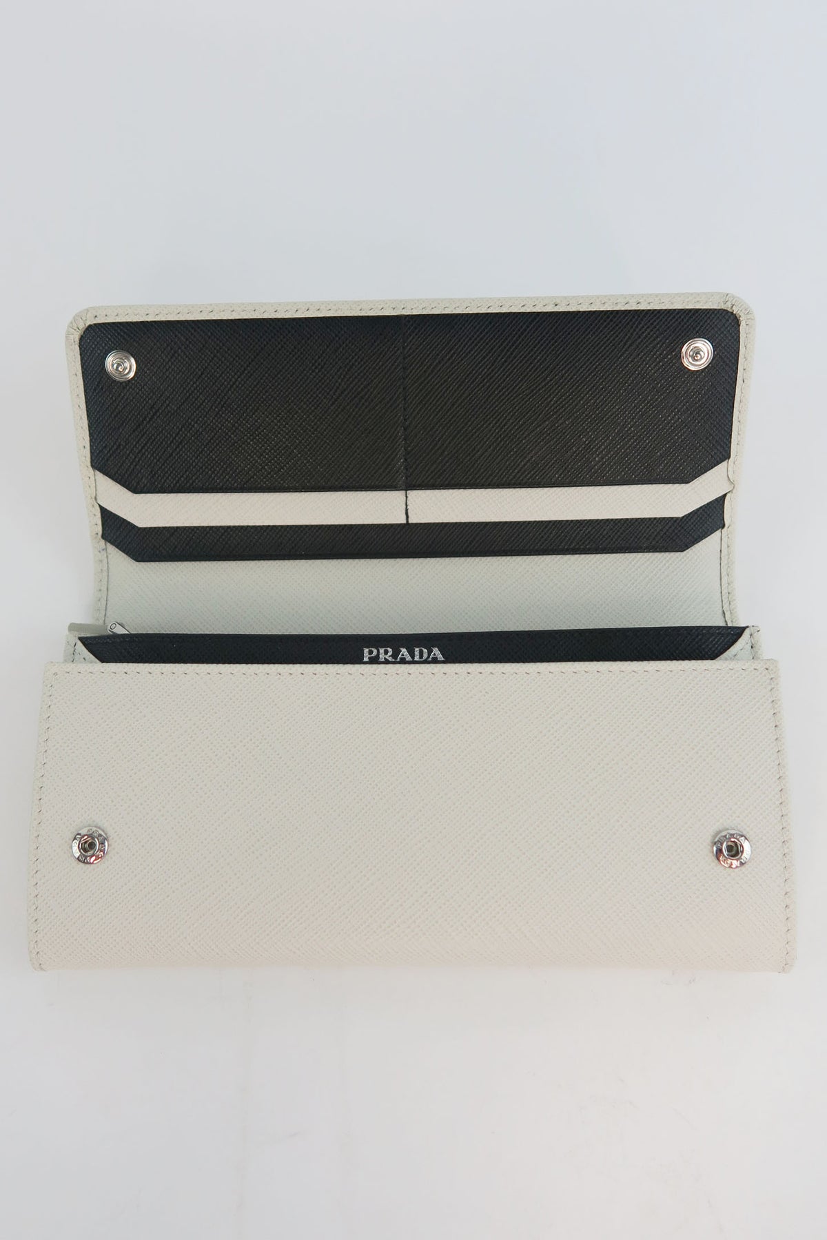 Prada Saffiano Lux Leather Continental Wallet