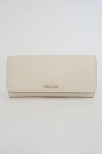 Prada Saffiano Lux Leather Continental Wallet