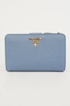 Prada Saffiano Lux Leather Compact Wallet