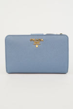 Prada Saffiano Lux Leather Compact Wallet