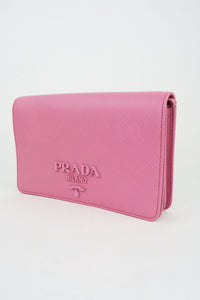 Prada Pink Wallet On Chain Crossbody