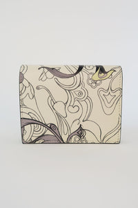 Prada Rabbit Print Compact Wallet