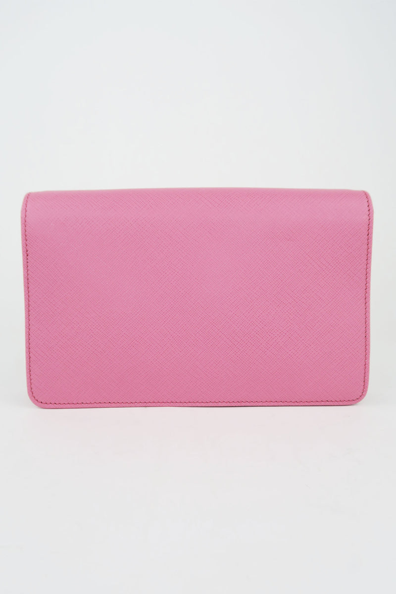 Prada Pink Wallet On Chain Crossbody