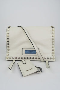 Prada Studded Etiquette Flap Bag