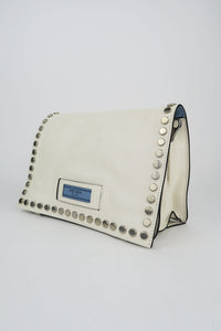 Prada Studded Etiquette Flap Bag