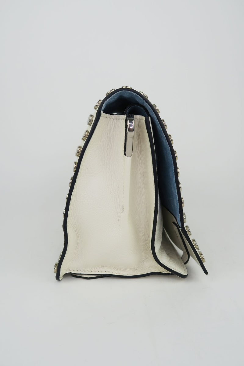 Prada Studded Etiquette Flap Bag