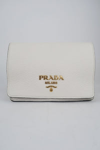 Prada Vitello Daino Accordion Crossbody Bag