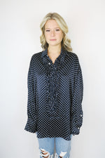 R13 Drop Neck Tuxedo Shirt sz XXS