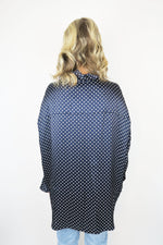 R13 Drop Neck Tuxedo Shirt sz XXS