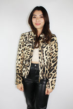 Roberto Cavalli Animal Print Evening Jacket sz 42