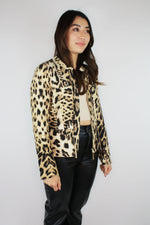 Roberto Cavalli Animal Print Evening Jacket sz 42