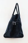The Row Suede Margaux 15 Handle Bag