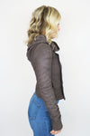 Rick Owens Lamb Leather Jacket sz 42