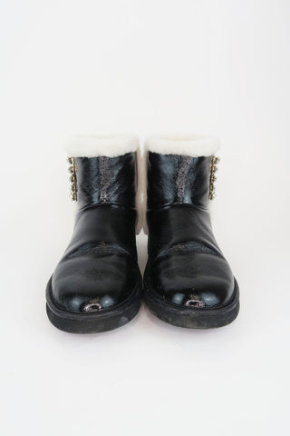 Roger Vivier Crystal Embellishment Boots sz 39 - Designer Boots at The Find Luxury Resale - Vancouver, Canada