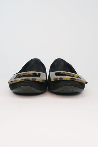 Roger Vivier Suede Flats sz 36 - Designer Flats at The Find Luxury Resale - Vancouver, Canada