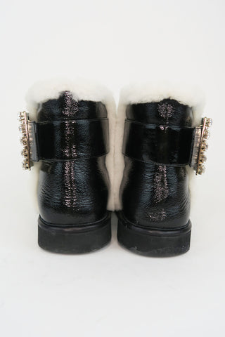 Roger Vivier Crystal Embellishment Boots sz 39 - Designer Boots at The Find Luxury Resale - Vancouver, Canada