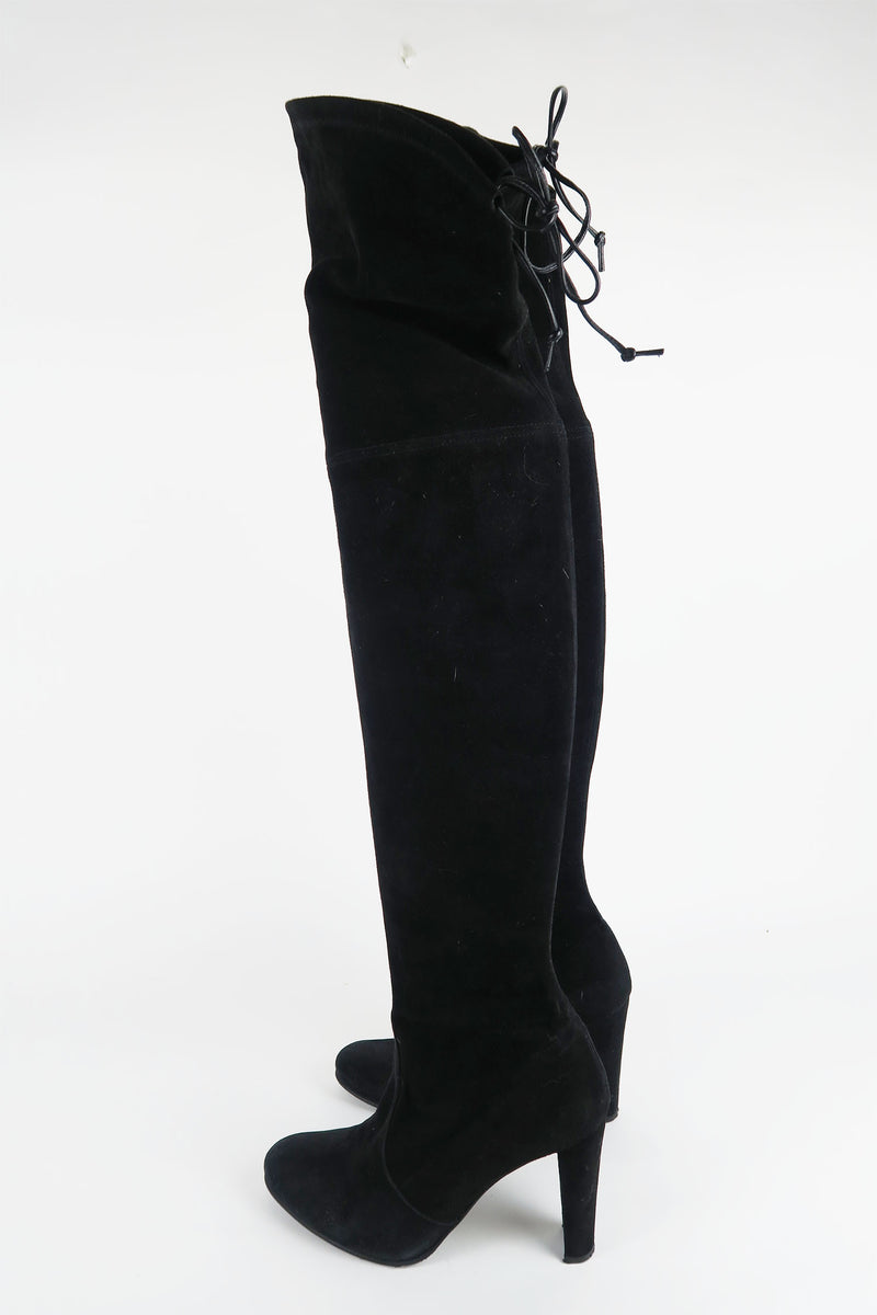 Stuart Weitzman Suede Highland Boots sz 38